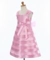 子供服 女の子 チュールタックドレス ピンク(02) トルソー斜め