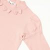 子供服 女の子 ハイネックＴシャツ 長袖 切替パフ袖 ピンク(02) デザインポイント2