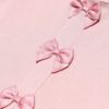 ベビー服 女の子 ベビーサイズ　リボン付きローウエスト切り替えかぶりタイプ ピンク(02) デザインポイント1