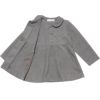 子供服 女の子 シングルボタン　キレイめコート 杢ｸﾞﾚｰ(92) デザインポイント1