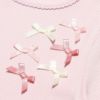 子供服 女の子 リボン＆チュールフリルつきＴシャツ ピンク(02) デザインポイント1