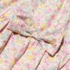 子供服 女の子 日本製綿100％花柄リボン付きスカート ピンク(02) デザインポイント1