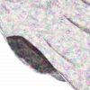 子供服 女の子 日本製綿100％花柄リボン付きスカート パープル(91) デザインポイント2