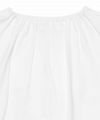 子供服 女の子 綿100％リボン風フリルデザインTシャツ オフホワイト(11) デザインポイント2