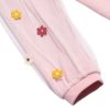 子供服 女の子 お花モチーフつきチュール袖裏毛トレーナー ピンク(02) デザインポイント2
