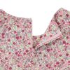 ベビー服 女の子 ベビーサイズ日本製綿100％小花柄リボンつきワンピース ピンク(02) デザインポイント2