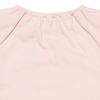 ベビー服 女の子 ベビーサイズ綿100％音符＆お花モチーフ付きTシャツ ピンク(02) デザインポイント2