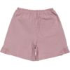 子供服 女の子 ストレッチツイル素材裾フリルつきショートパンツ ピンク(02) 背面