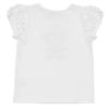 子供服 女の子 お花モチーフ＆ティーカップ刺繍フリル袖Tシャツ オフホワイト(11) 背面
