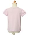 子供服 女の子 綿100％アクセサリー小物プリントTシャツ ピンク(02) トルソー背面