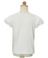 子供服 女の子 綿100％アクセサリー小物プリントTシャツ オフホワイト(11) トルソー背面