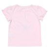 ベビー服 女の子 ベビーサイズ綿100％女の子＆風船プリントTシャツ ピンク(02) 背面