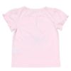 ベビー服 女の子 ベビーサイズ綿100％女の子＆風船プリントTシャツ ピンク(02) 背面