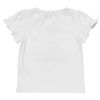 ベビー服 女の子 ベビーサイズ綿100％女の子＆風船プリントTシャツ オフホワイト(11) 背面