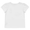 子供服 女の子 綿100％音符モチーフ＆リボン付きTシャツ オフホワイト(11) 背面