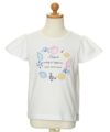 子供服 女の子 綿100％貝殻モチーフTシャツ オフホワイト(11) トルソー正面