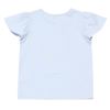 子供服 女の子 綿100％貝殻モチーフTシャツ ブルー(61) 背面