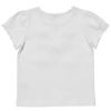 子供服 女の子 綿100％リボンモチーフフリル袖Tシャツ オフホワイト(11) 背面