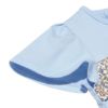 ベビー服 女の子 ベビーサイズ花柄リボンモチーフ付きTシャツ ブルー(61) デザインポイント2
