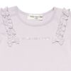 子供服 女の子 綿100％ラインストーンロゴTシャツ パープル(91) デザインポイント1