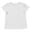 子供服 女の子 綿100％きらきらラメコスメプリントフリルつきTシャツ オフホワイト(11) 背面