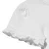 子供服 女の子 綿100％きらきらラメコスメプリントフリルつきTシャツ オフホワイト(11) デザインポイント2