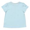 子供服 女の子 綿100％きらきらラメコスメプリントフリルつきTシャツ ブルー(61) 背面