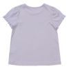 子供服 女の子 綿100％きらきらラメコスメプリントフリルつきTシャツ パープル(91) 背面