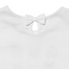 子供服 女の子 綿100％バレエシューズプリントTシャツ オフホワイト(11) デザインポイント2