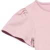 子供服 女の子 綿100％女の子＆ロゴプリントTシャツ ピンク(02) デザインポイント2