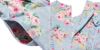 子供服 女の子 日本製綿100％花柄リボン＆フリルワンピース ブルー(61) デザインポイント2