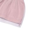 ベビー服 女の子 ベビーサイズお花つきフリル袖ワンピース ピンク(02) デザインポイント2