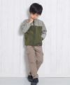子供服 男の子 スウェットミニ裏毛カーゴパンツ ブラウン(05) モデル画像4