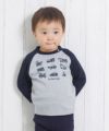 ベビー服 男の子 ベビーサイズ乗り物シリーズ車プリントTシャツ 杢ｸﾞﾚｰ(92) モデル画像アップ