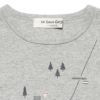 子供服 男の子 乗り物シリーズ電車プリントTシャツ 杢ｸﾞﾚｰ(92) デザインポイント2