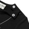 ベビー服 男の子 ベビーサイズ乗り物シリーズ電車プリントTシャツ ブラック(00) デザインポイント2