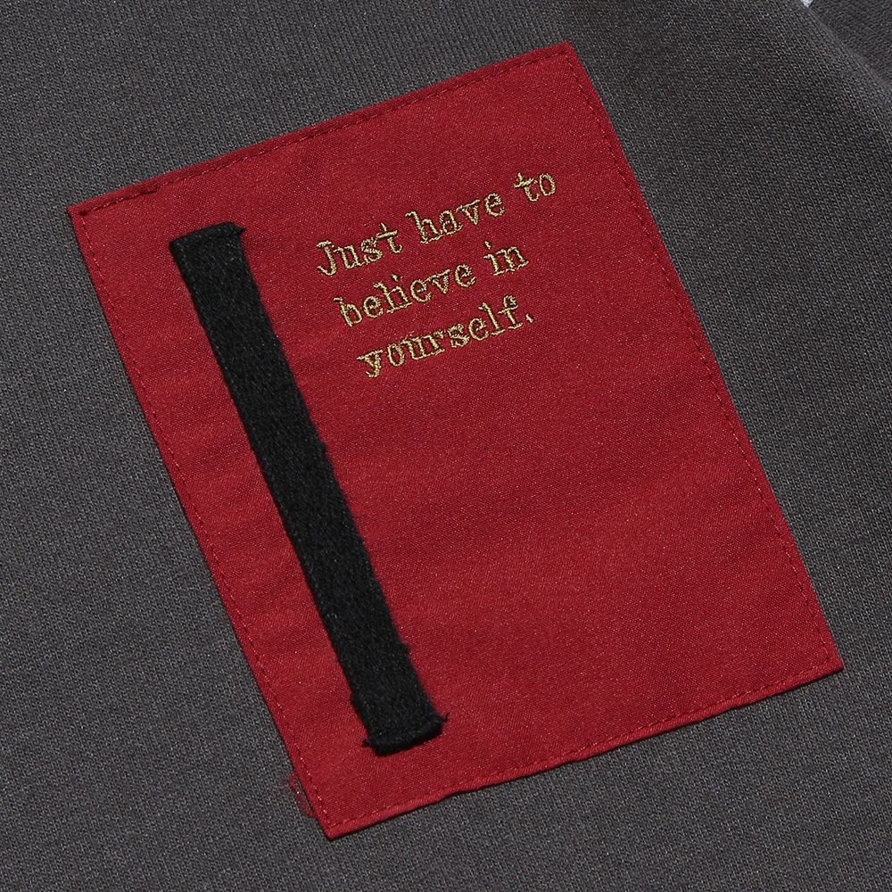 ベビー服 男の子 ベビーサイズミニ裏毛ライン入り袖トレーナー 杢ｸﾞﾚｰ(92) デザインポイント2