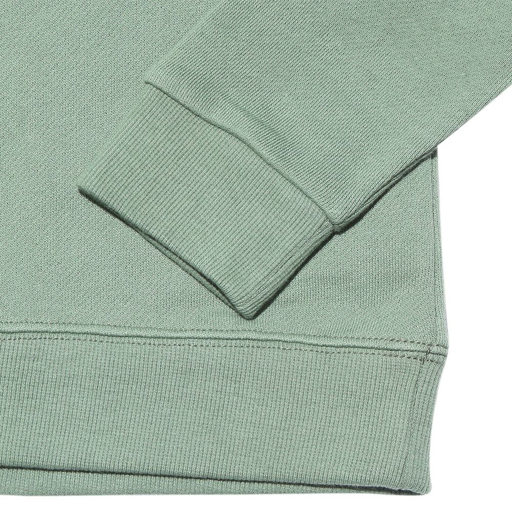 ベビー服 男の子 綿100％サッカーチームプリント裏毛トレーナー グリーン(08) デザインポイント2