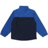 子供服 男の子 バイカラージップアップ長袖ポケット付きジャケット ブルー(61) 背面