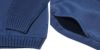ベビー服 男の子 綿100％ケーブル編み×裏毛ジップアップジャケット ブルー(61) デザインポイント2