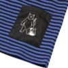子供服 男の子 ボーダー柄ポケット付動物シリーズ裏毛トレーナー ブルー(61) デザインポイント1