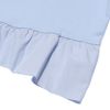子供服 女の子 綿100％裾アシンメトリーTシャツ ブルー(61) デザインポイント2