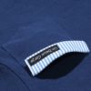 子供服 女の子 男の子 男女兼用ポケット付き重ね着風Tシャツ ネイビー(06) デザインポイント2