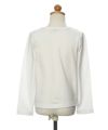 子供服 女の子 綿100％ロゴプリントTシャツ オフホワイト(11) トルソー背面