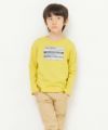 子供服 男の子 綿100％乗り物シリーズ電車プリントTシャツ イエロー(04) モデル画像3