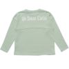 子供服 男の子 綿100％動物シリーズ恐竜刺繍付きゆったりTシャツ グリーン(08) 背面