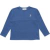 子供服 男の子 綿100％動物シリーズ恐竜刺繍付きゆったりTシャツ ブルー(61) 正面