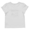 子供服 女の子 綿100％お洋服屋さん刺繍Tシャツ オフホワイト(11) 背面