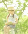 子供服 女の子 綿100％お洋服屋さん刺繍Tシャツ オフホワイト(11) モデル画像アップ