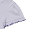 子供服 女の子 綿100％お洋服屋さん刺繍Tシャツ パープル(91) デザインポイント2